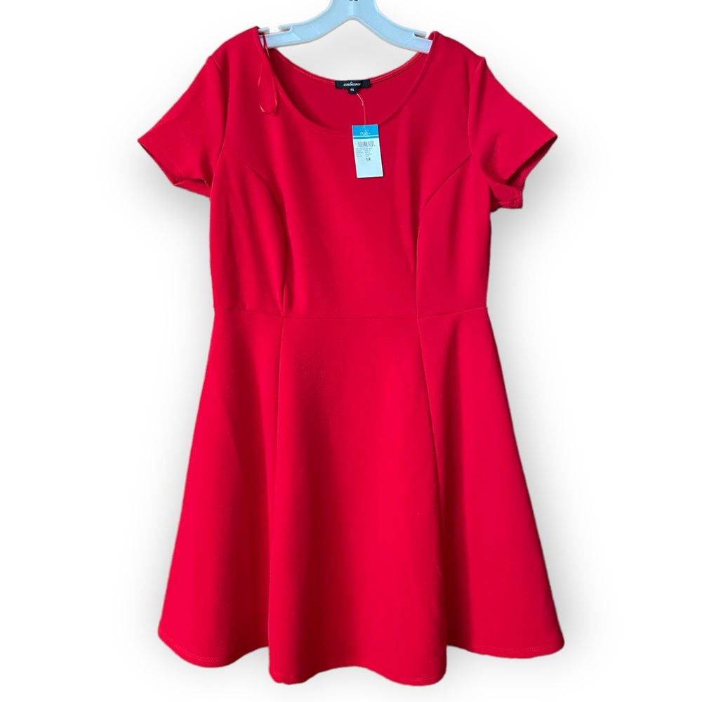 Ambiance 1XL Red Dress